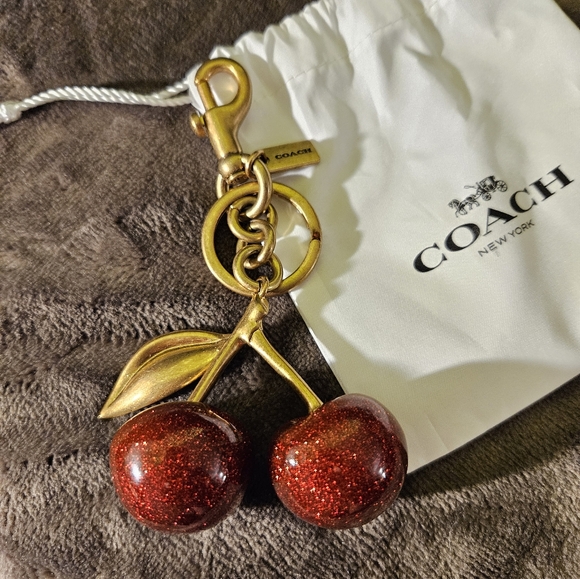Coach Cherry Bag Charm - Picture 4 of 5